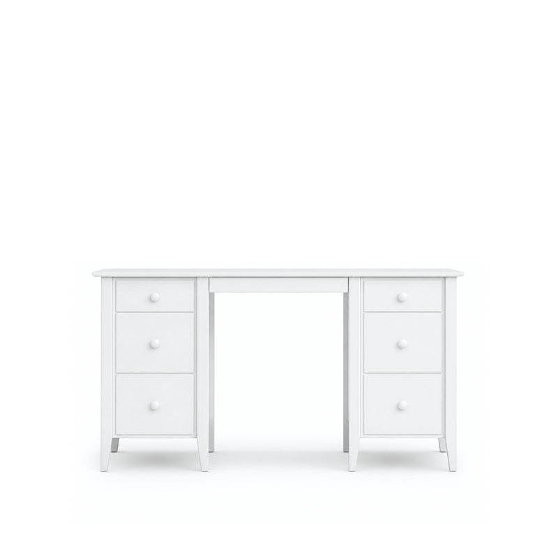 Wooden desk 6S Scandi white