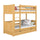 Hochbett mit Schublade aus Holz Kiefer natur – Kinderzimmer, Massivholz, scandi