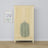 Kiefer Kleiderschrank 2D1S Scandi Kiefer farblos