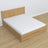 Oak double bed with drawer N02 oak natural