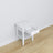 Wooden bedside table 1S N01 Scandi white