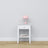 Wooden bedside table 1S N01 Scandi white