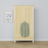 Kiefer Kleiderschrank 2D1S Scandi Kiefer farblos
