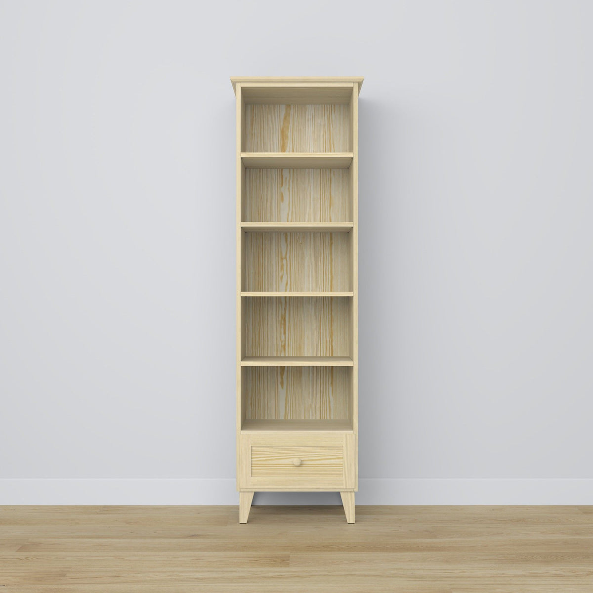 Pine shelf 1S 57 Scandi clear pine