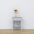 Wooden bedside table 1S N01 Scandi grey