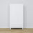 Wooden wardrobe 2D1S Scandi white