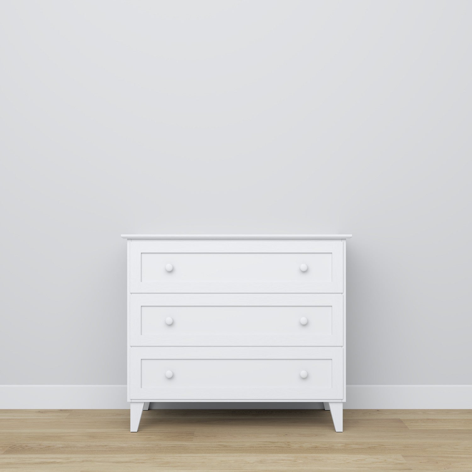Kommode 3S 105 Scandi Holz in Wunschfarbe RAL/NCS – Massivholz, Nizio