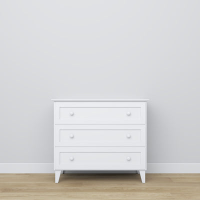 Kommode 3S 105 Scandi Holz in Wunschfarbe RAL/NCS – Massivholz, Nizio
