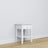 Wooden bedside table 1S N01 Scandi white