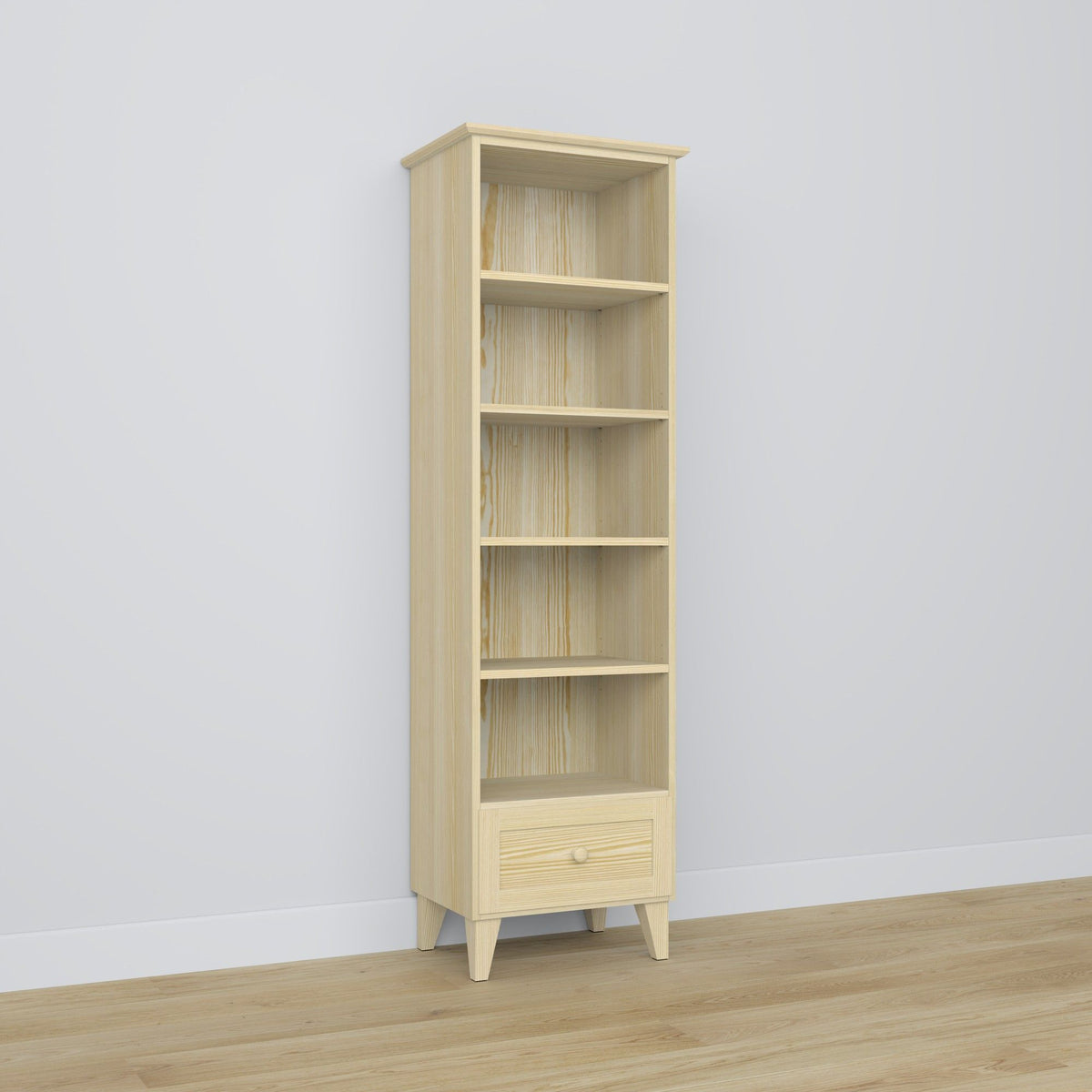 Pine shelf 1S 57 Scandi clear pine