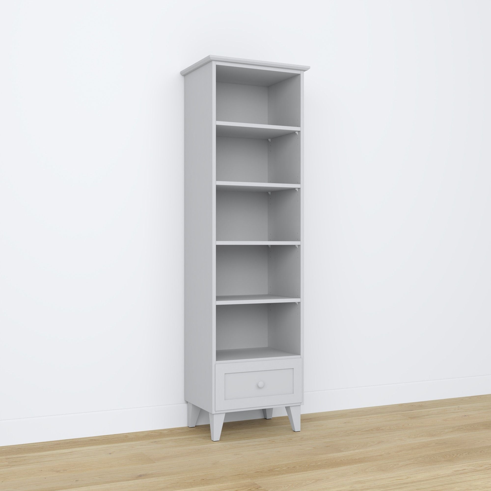 Holzregal 1S 57 Scandi grau