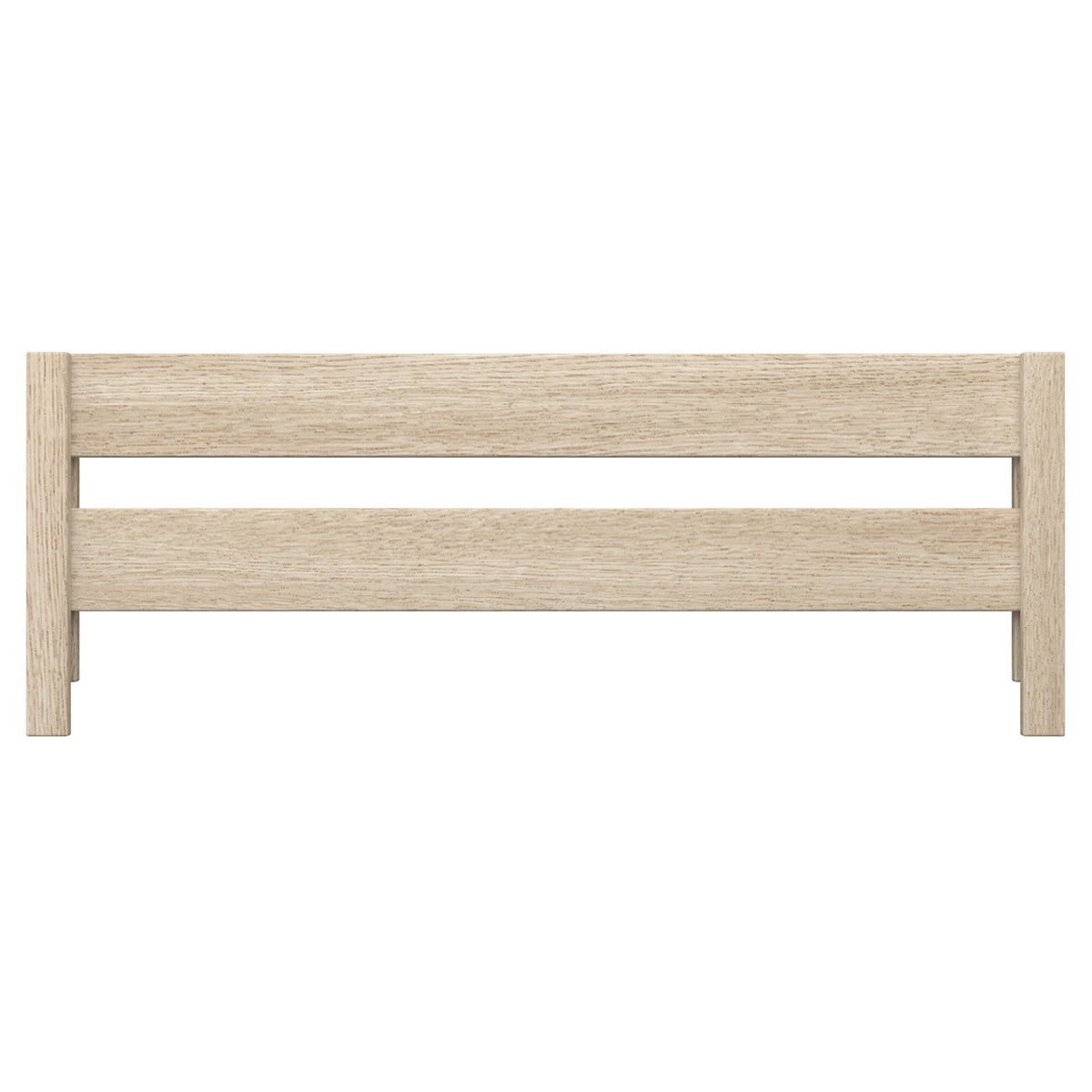 Bed fall protection | bleached oak