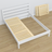 Doppelbett Holz Weiß – Maße und Schema, Nizio Home