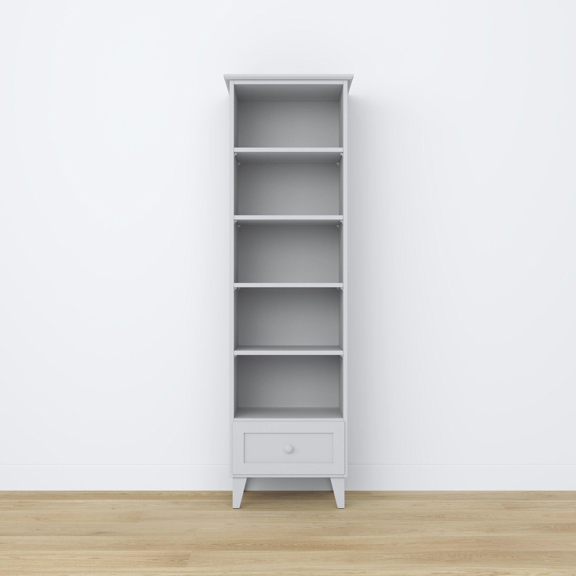 Holzregal 1S 57 Scandi grau