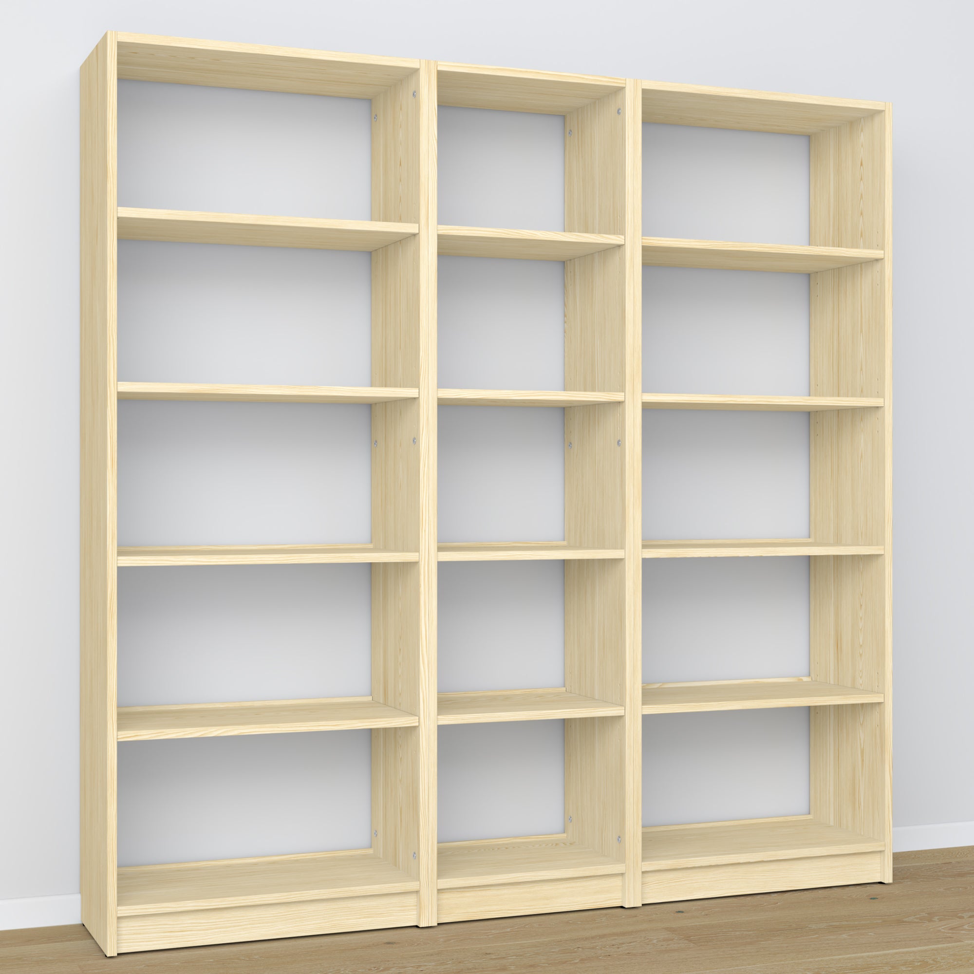 Holzregal N01 Kiefer klar lackiert