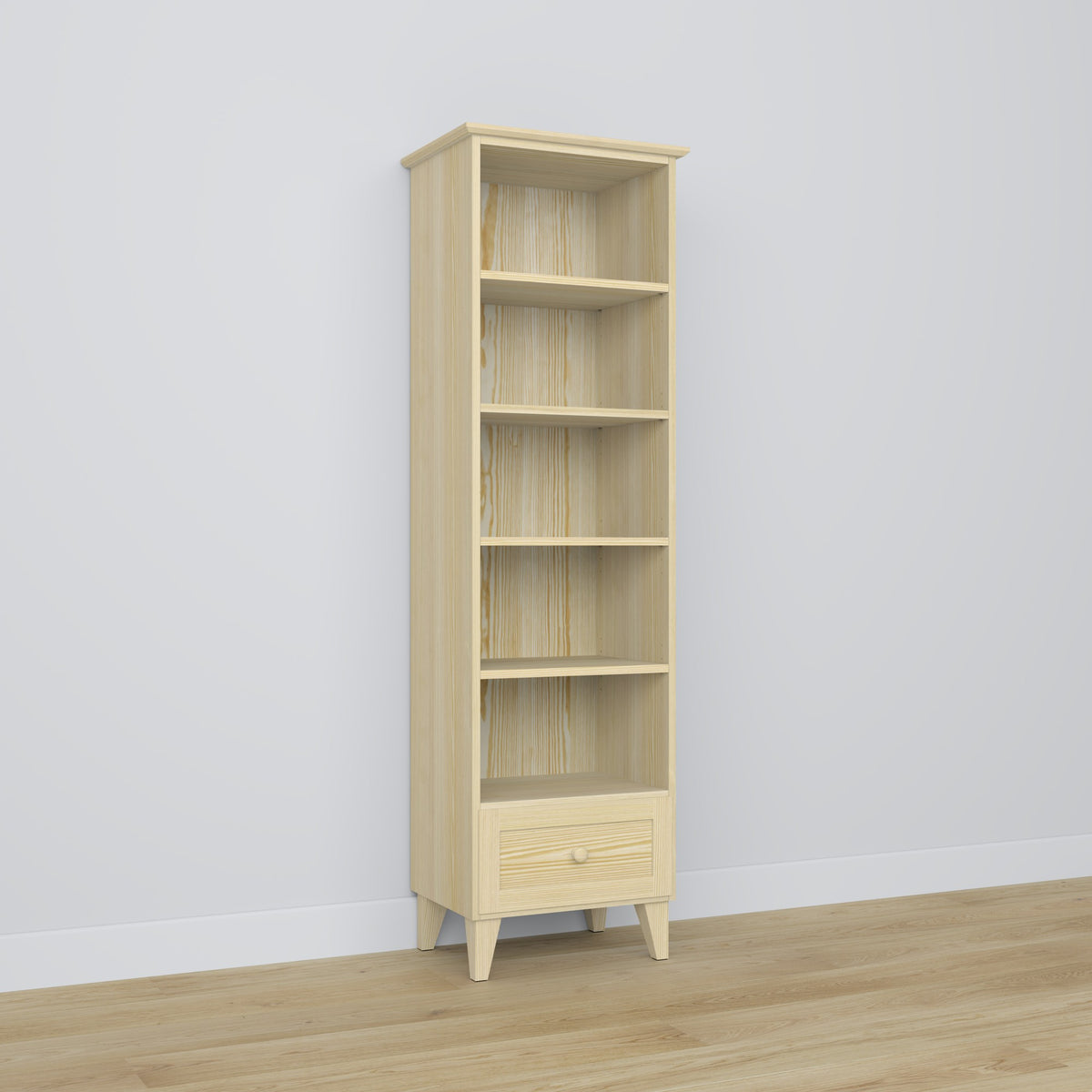 Pine shelf 1S 57 Scandi clear pine