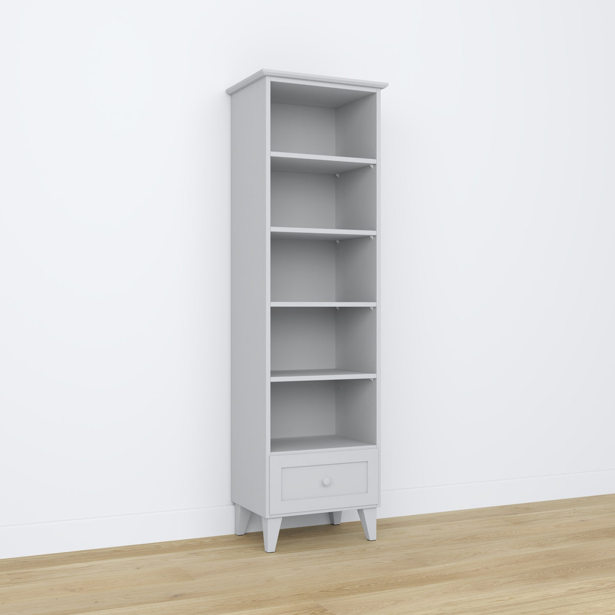 Holzregal 1S 57 Scandi grau