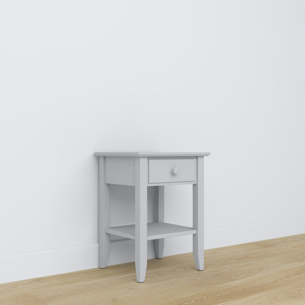 Holznachttisch 1S N01 Scandi grau