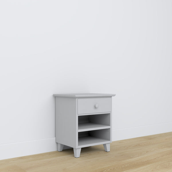 Holznachttisch 1S N02 Scandi grau
