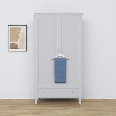 Holzschrank 2D1S Scandi grau