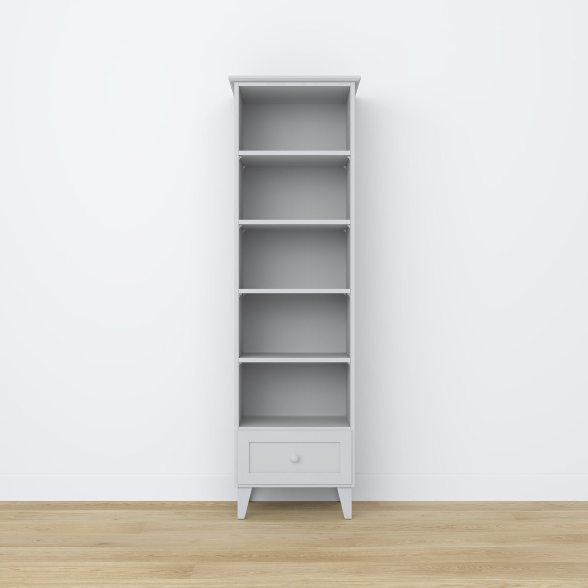 Holzregal 1S 57 Scandi grau