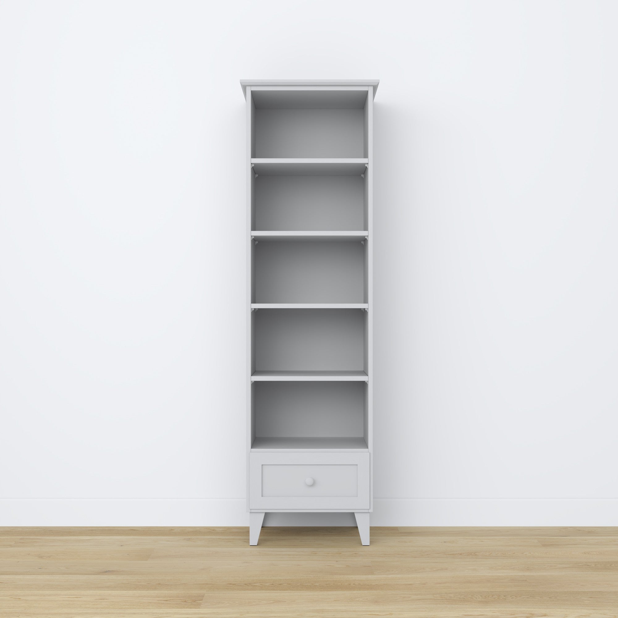 Holzregal 1S 57 Scandi grau