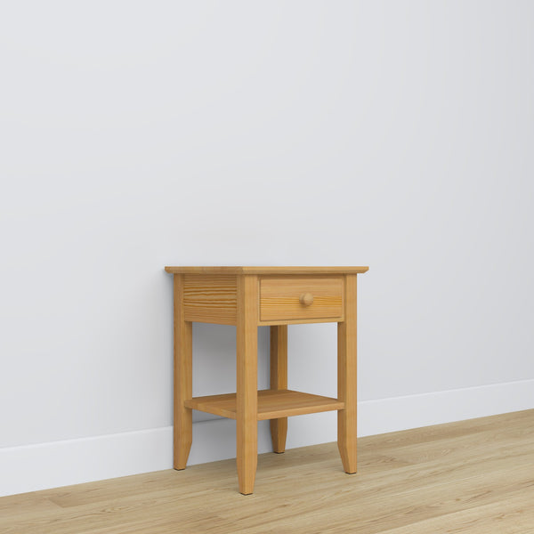 Kiefer Nachttisch 1S N01 Scandi Kiefer natur