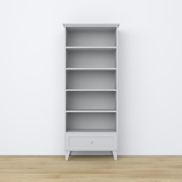 Holzregal 1S 80 Scandi grau