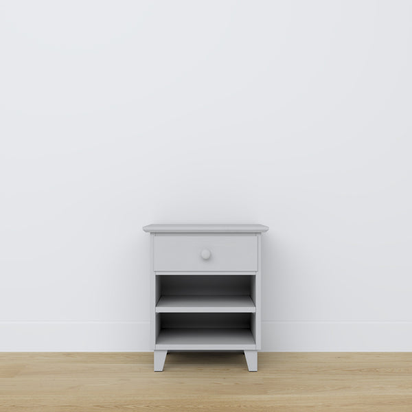 Holznachttisch 1S N02 Scandi grau