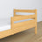 Bed fall protection | natural pine