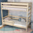 Bed fall protection | bleached oak