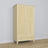 Kiefer Kleiderschrank 2D1S Scandi Kiefer farblos