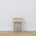 Oak bedside table 1S N01 Scandi oak bleached