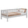 Holz-Schlafsofa N03 grau