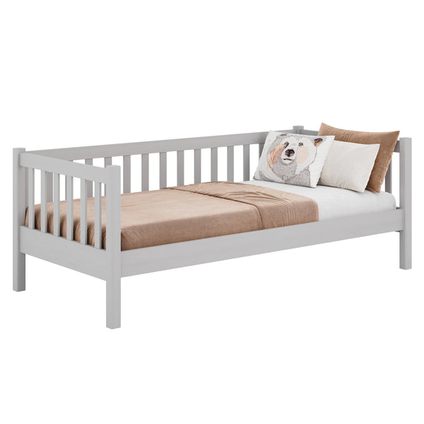Holz-Schlafsofa N03 grau