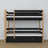 Holz-Etagenbett schwarz-eiche – Inneres der Matratzen-Schublade, Kinderzimmer