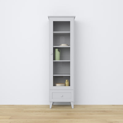 Wooden display cabinet 1S 57 Scandi grey