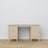 Oak desk 6S Scandi oak bleached