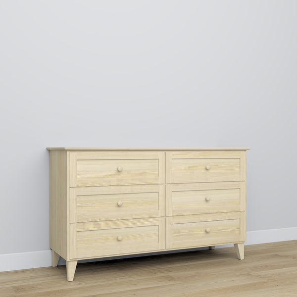 Kiefer Kommode 6S 154 Scandi Kiefer farblos