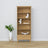 Oak shelf 1S 80 Scandi oak natural