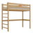 Eichen-Hochbett N01 Scandi Eiche natur