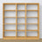 Holzregal N01 Kiefer natur