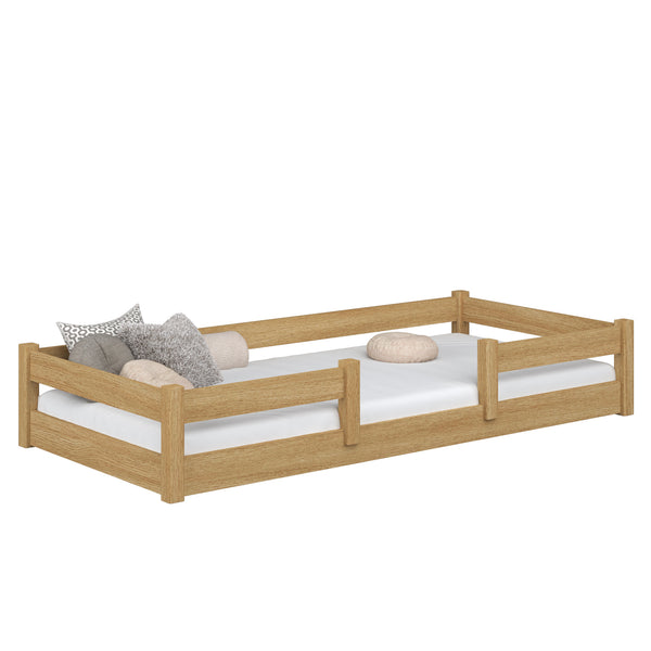 Oak low bed N01 oak natural