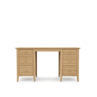 Eichenschreibtisch 6S Scandi Eiche natur