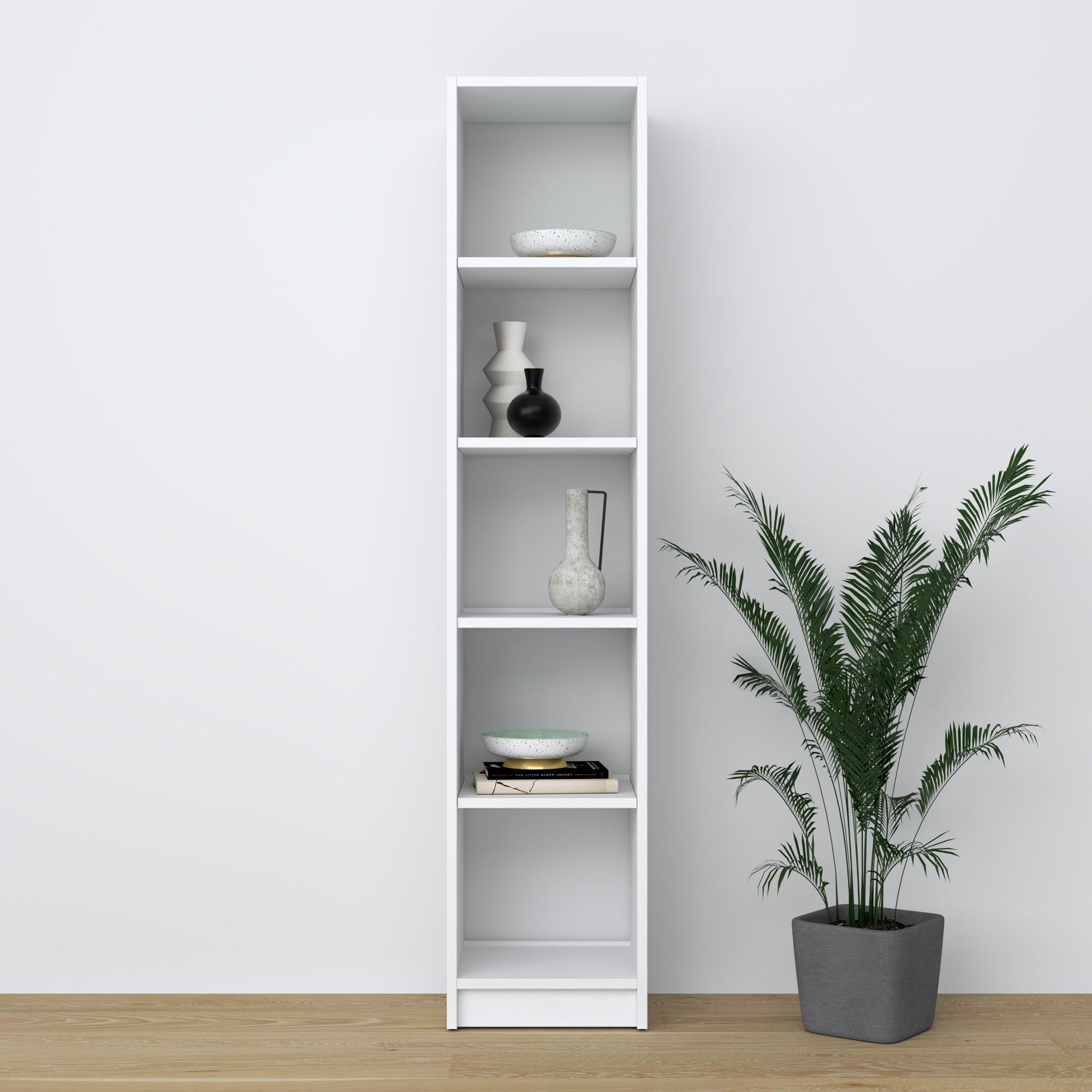 Wooden shelf N01 white