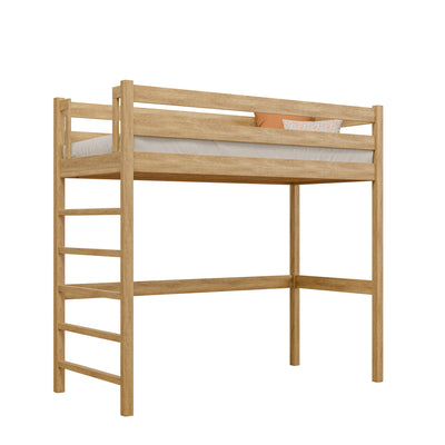 Eichen-Hochbett N01 Scandi Eiche natur