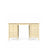 Pine desk 6S Scandi clear pine