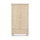Oak wardrobe 2D1S Scandi oak bleached