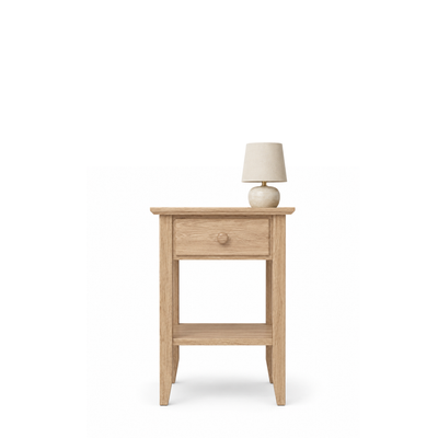 Eichennachttisch 1S N01 Scandi Eiche natur