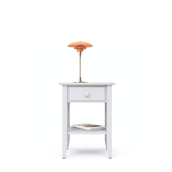Holznachttisch 1S N01 Scandi grau